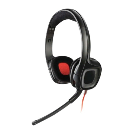 Plantronics GAMECOM D60 Quick Start Manual