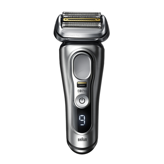 Braun 9 Pro Series Manual
