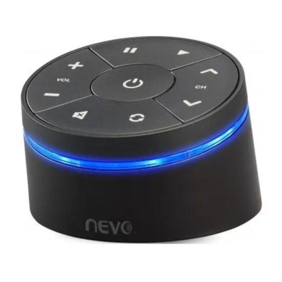 Universal Electronics NEVO PORTAL Quick Start Manual