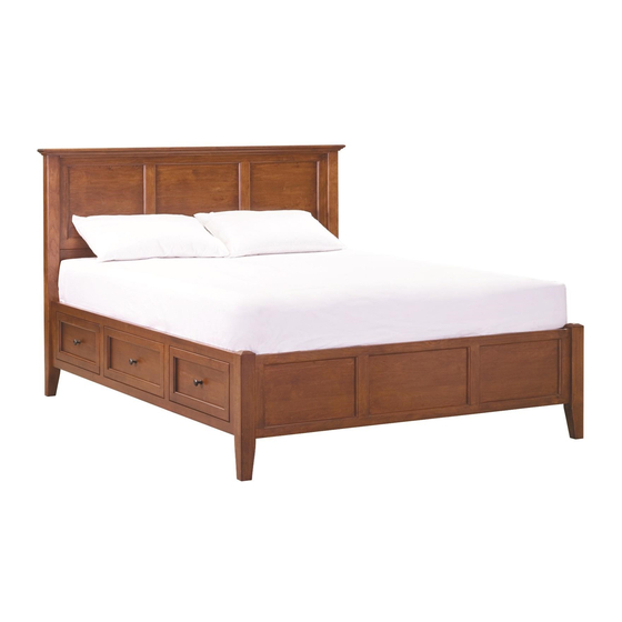 Whittier Wood Furniture 1326AFGAC Assembly Instructions Manual