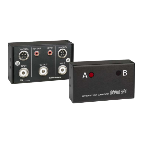 Acom 2S1 User Manual