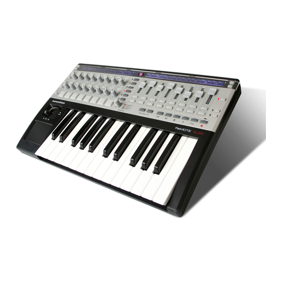 Novation REMOTE25SL User Manual
