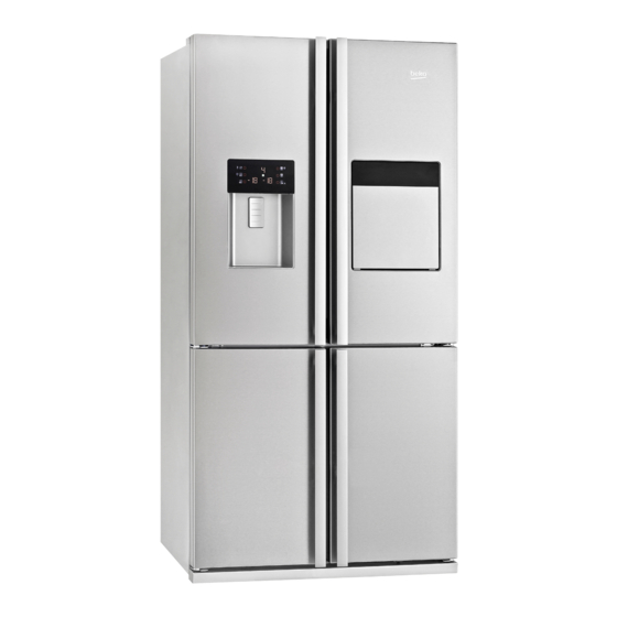 Beko GNE134631X Side-by-side refrigerator Manuals