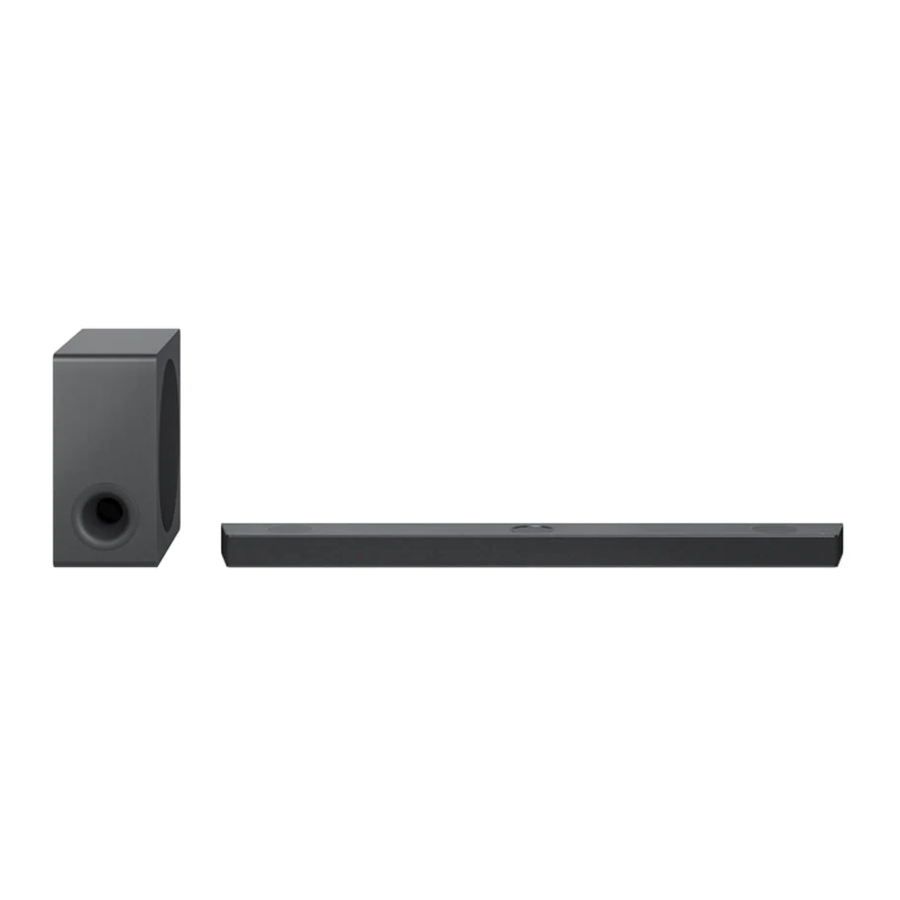 LG S90QY - 5.1.3 ch High Res Audio Sound Bar Simple Manual