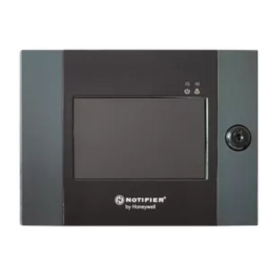 Honeywell NOTIFIER N16 Fire Alarm Control Panel User Manual | ManualsLib