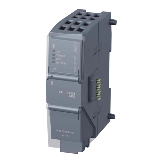 Siemens SIMATIC NET CP 1243-1 IEC Operating Instructions Manual