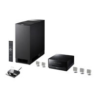 Sony DAV-IS10/W - 5.1 Micro Satellite Home Theater System Operating Instructions Manual