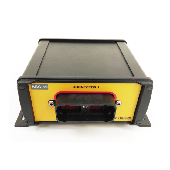 Topcon ASC-10 Programming Instructions Manual