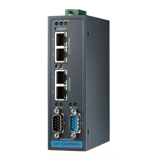 Advantech EKI-1242PNMS Gateway Fieldbus Manuals