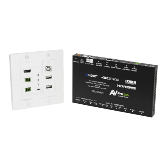 AVPro Edge AC-CXWP-KVM-KIT Quick Start Manual