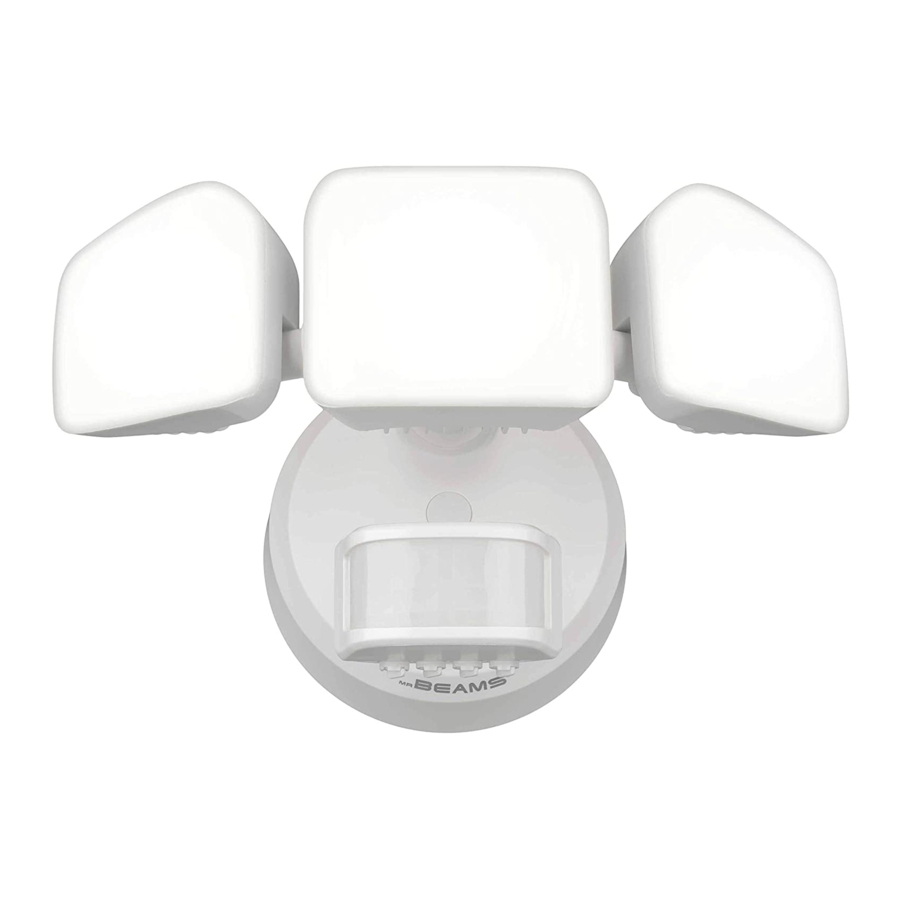 Mr Beams MB12983 - Pro 3-Head Motion Flood Light Manual