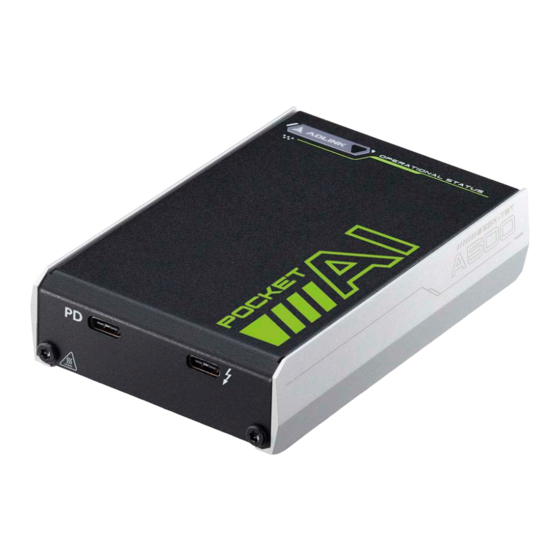 ADLINK Technology EGX-TBT-A500 User Manual