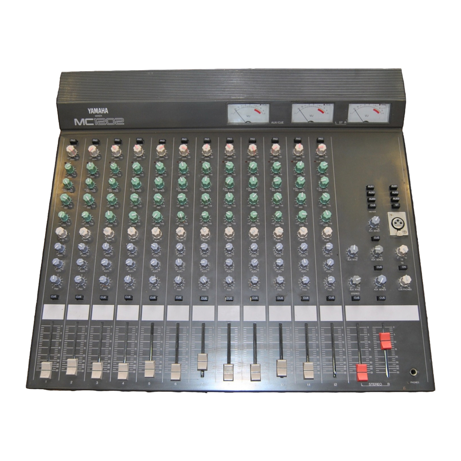 Yamaha MC Series, MC802, MC1202, MC1602 Manual | ManualsLib