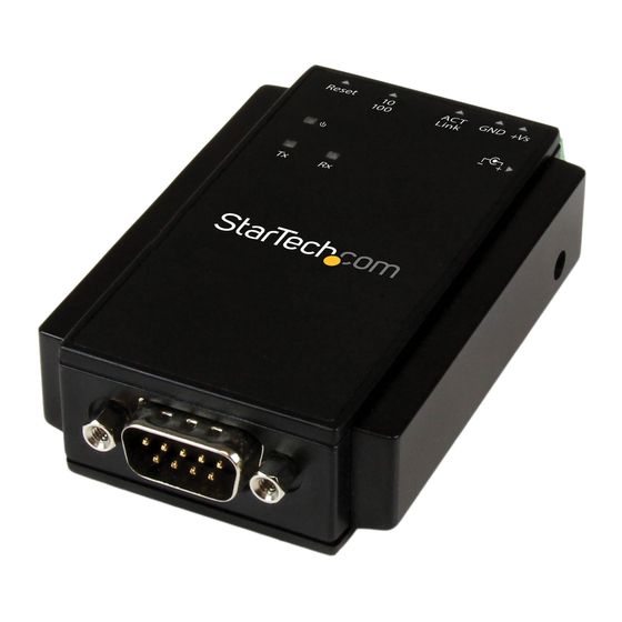 StarTech.com NETRS232 Instruction Manual