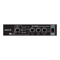 Work Pro PA 100 MX User Manual