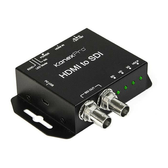 KanexPro SDI-HDSDXPRO User Manual