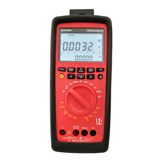 Rishabh 6012 User Manual