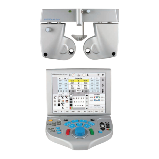 Haag-Streit VISUTRON 900 Touch User Manual