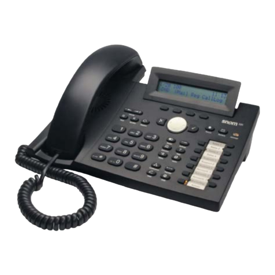 Snom 320 Configuring