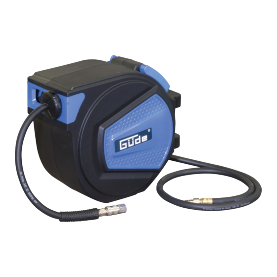 Gude Automatic hose reel 15M Translation Of The Original Instructions