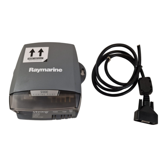 Raymarine SmartPilot S1000 Manual