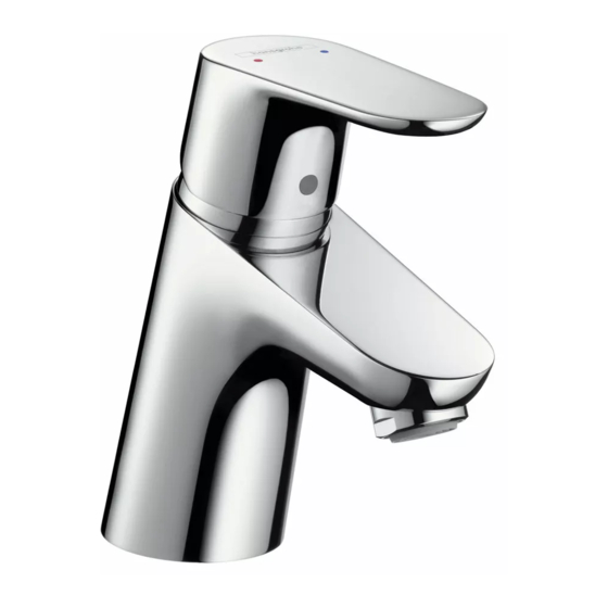 Hans Grohe Focus 31132000 Instructions For Use/Assembly Instructions