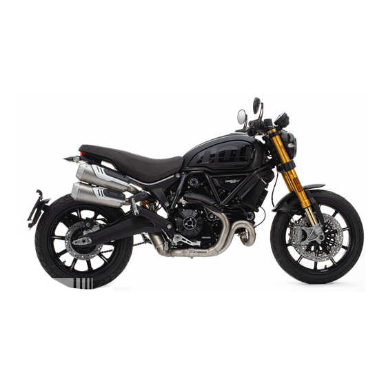 Scrambler Ducati 1100 TRIBUTE PRO Owner's Manual
