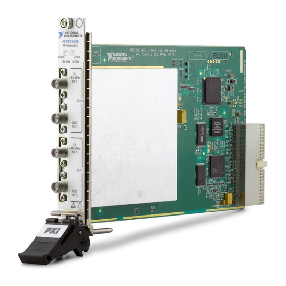 National Instruments PXI-5695 Getting Started Manual