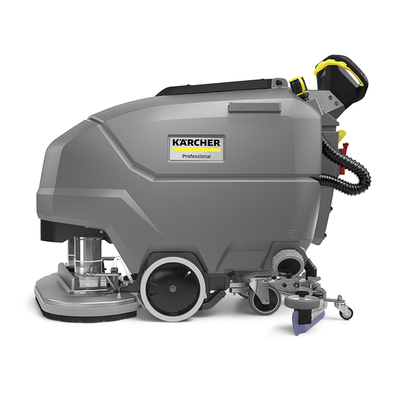 Kärcher BD 70 W Classic Bp Scrubber Manuals