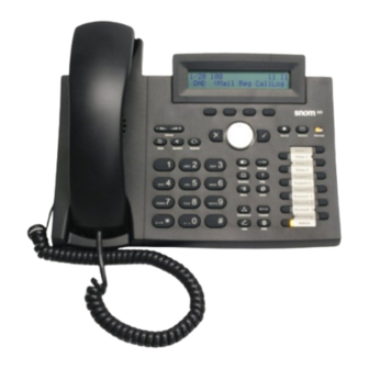 Snom 320 User Manual