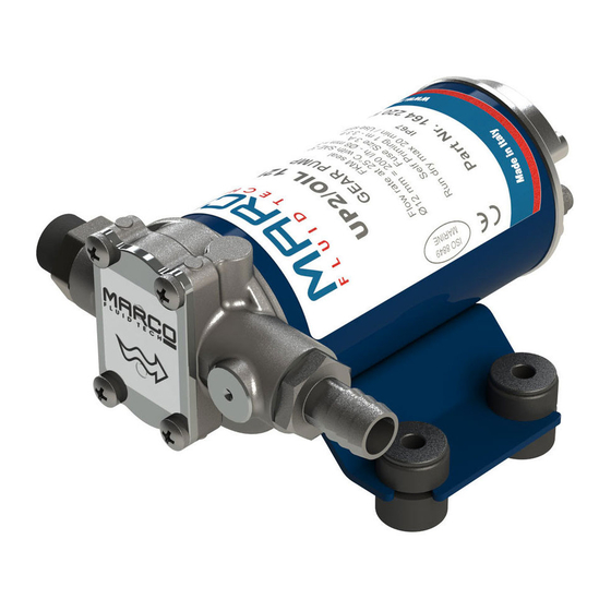 Marco 164 662 13 - UP2/A 24V Instructions For Use Manual