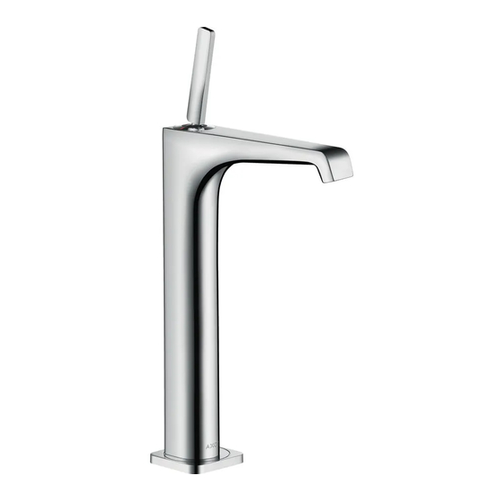 Hans Grohe AXOR Citterio E 36104003 Instructions For Use And Assembly Instructions