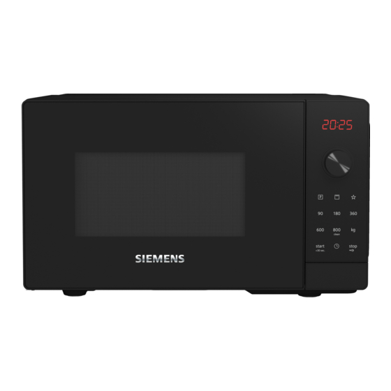Siemens FE053LM Series User Manual And Installation Instructions