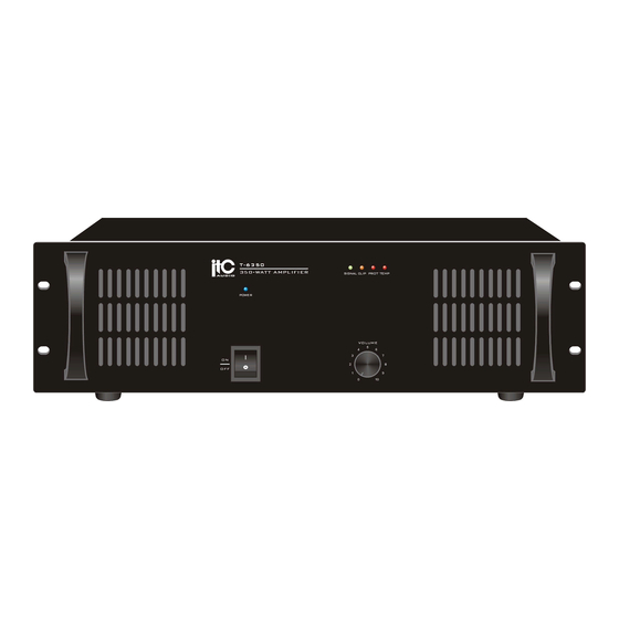 ITC T-6350 Operation Manual