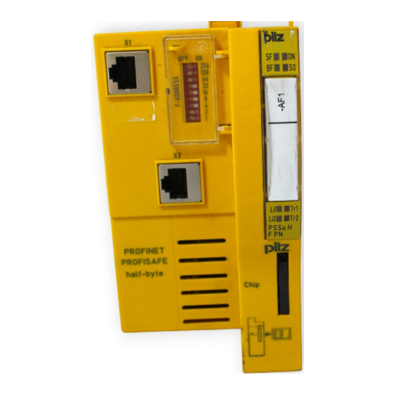 Pilz PSSu H F PN Operating Manual