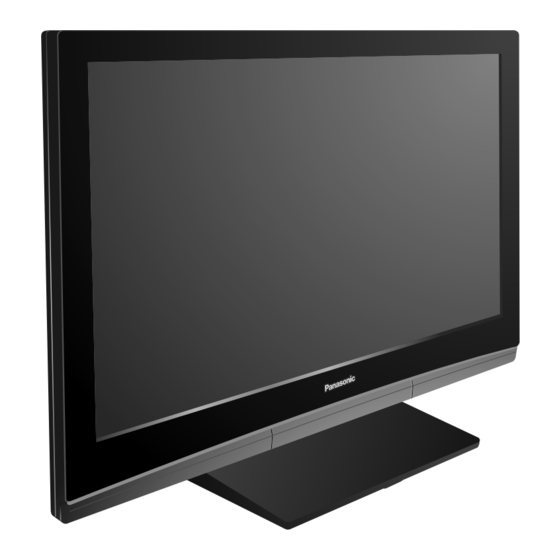 PANASONIC VIERA TH-M50HD18 QUICK START MANUAL Pdf