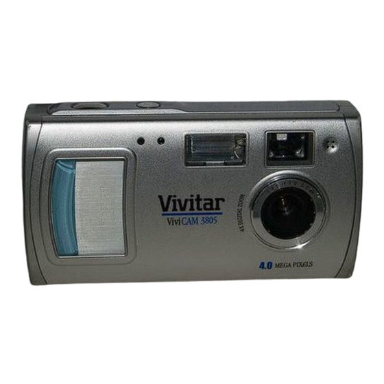 Vivitar Vivicam 3805 User Manual