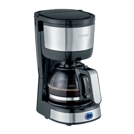 SEVERIN KA 4819 Instructions For Use Manual