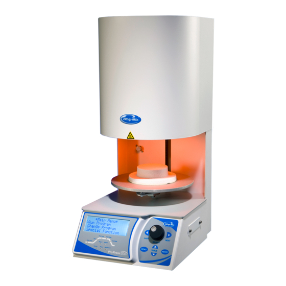 Whip Mix Pro Press 200 Operator's Manual