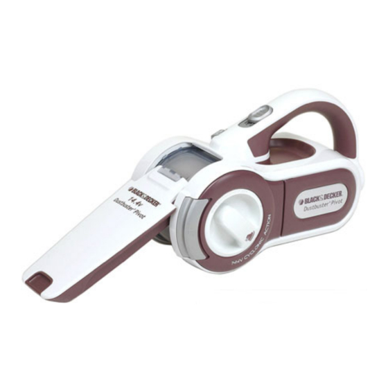 Black & Decker PV1205 Instruction