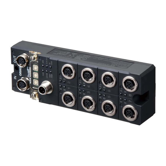 Omron GX Series Instruction Sheet
