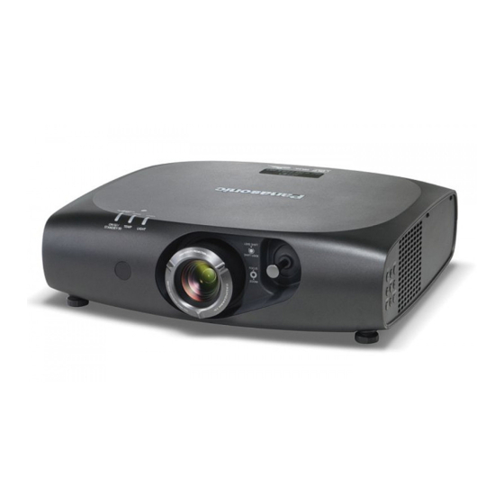 Panasonic PT-RW430 Series Service Manual