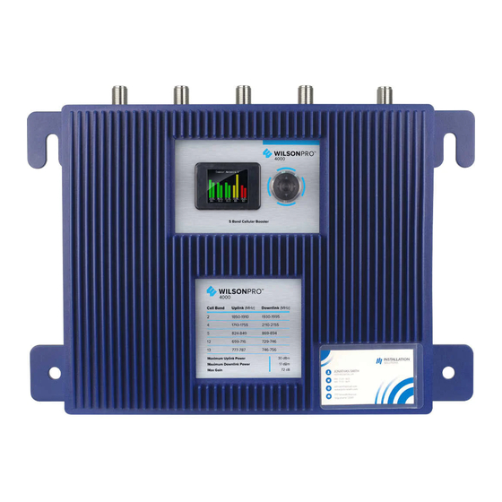 Wilson Electronics WILSON PRO 4000 User Manual