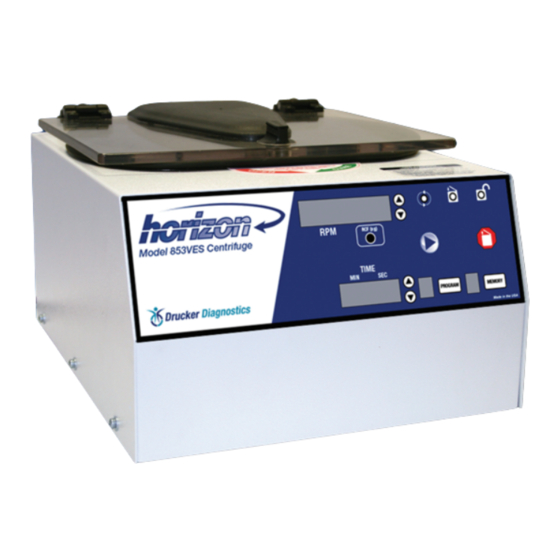 Drucker Diagnostics Horizon 853VES Operator's Manual