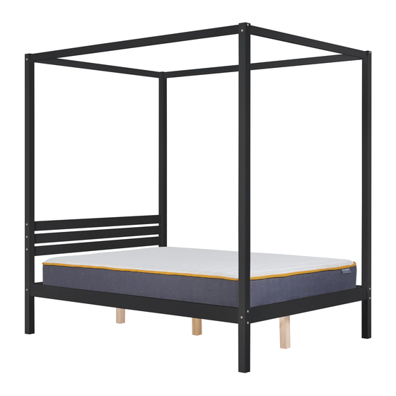 Birlea MERCIA FOUR POSTER BED Assembly Instruction Manual