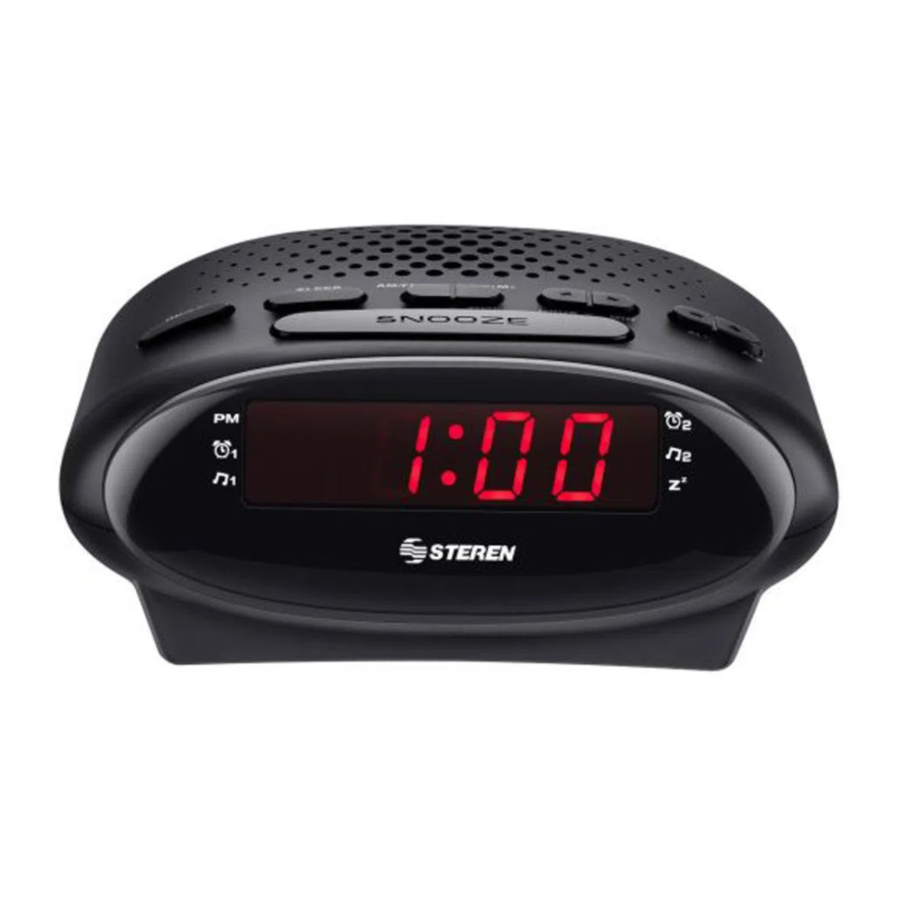 Steren CLK-260 - Digital Clock Radio Manual