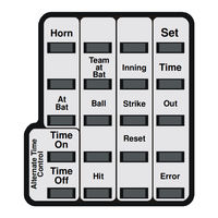 Nevco 651 Baseball Operator Instructions Manual