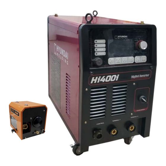 HYUNDAI WELDING Hi400i Manuals