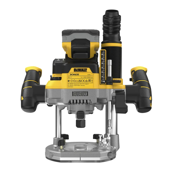 DeWalt XR 20V MAX DCW620 Instruction Manual