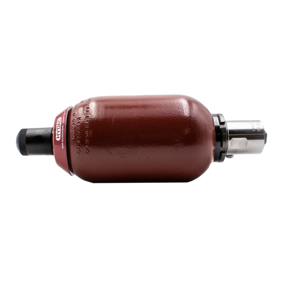 Hydac SB600 Installation And Repair Instructions